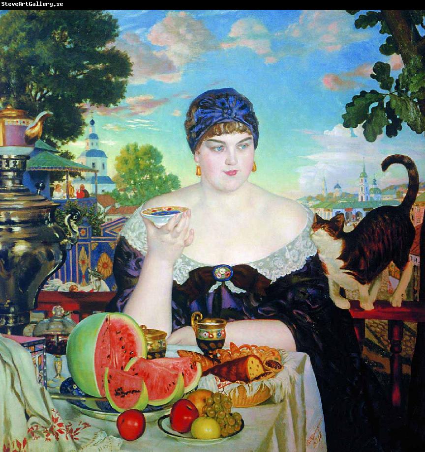 Boris Kustodiev The Merchants Wife